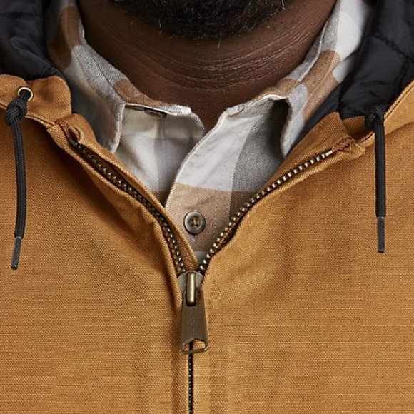 CARHARTT • Loose Fit Washed Duck Insulated Jacket Storm Cuffs Coat - Picture 6 of 8